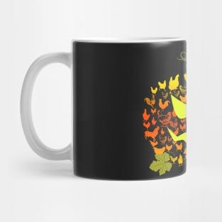 Chickens pumpkin Mug